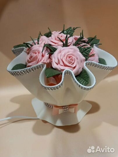 Светильник-ночник букет из изолона