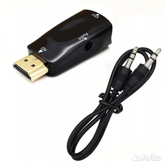 Новый Переходник hdmi на VGA + AUX