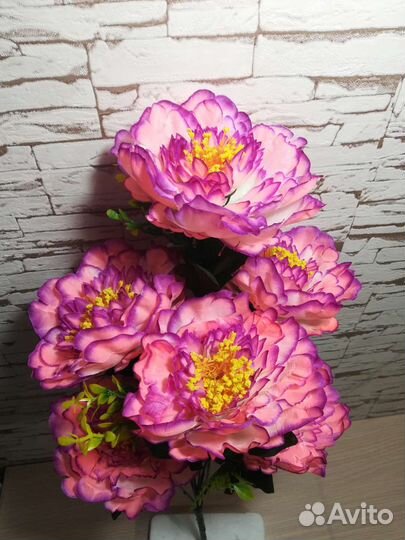Искусственные цветы пионы