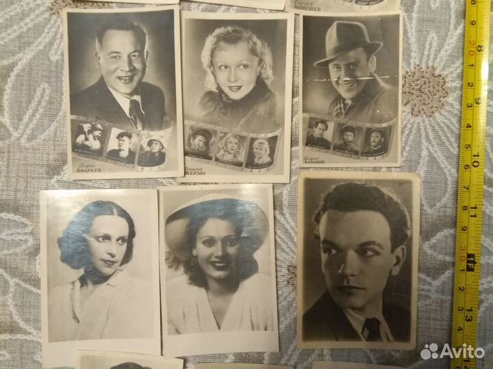 Открытки 50х киноактеры СССР Винтаж