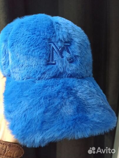 Бейсболка из искусственного меха