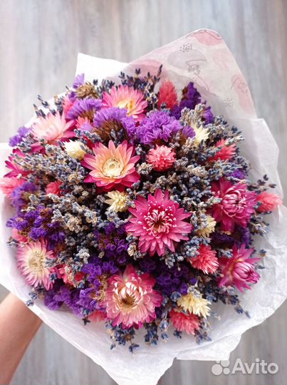 Букеты из сухоцветов