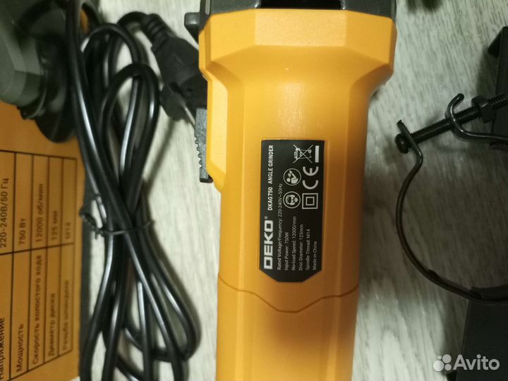 Ушм болгарка Deko dkag750