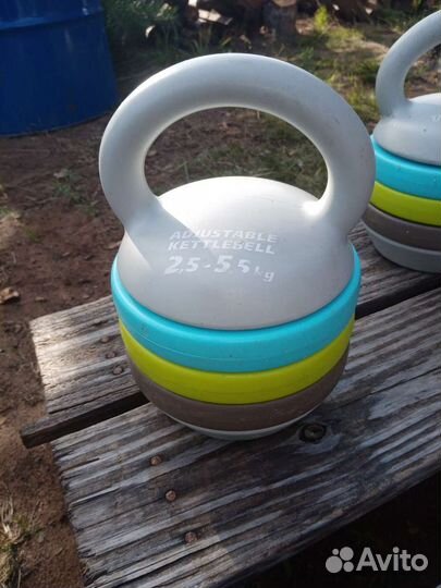 Гиря разборная 5.5, 4, 3, 2.5 кг