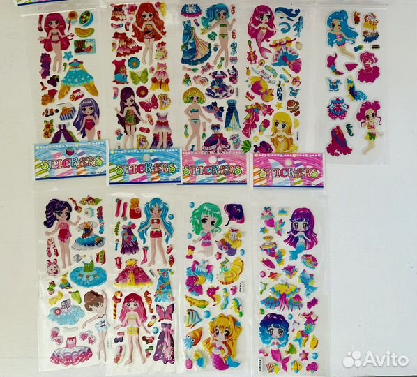 Наклейки детские/Ручки/Блокнот