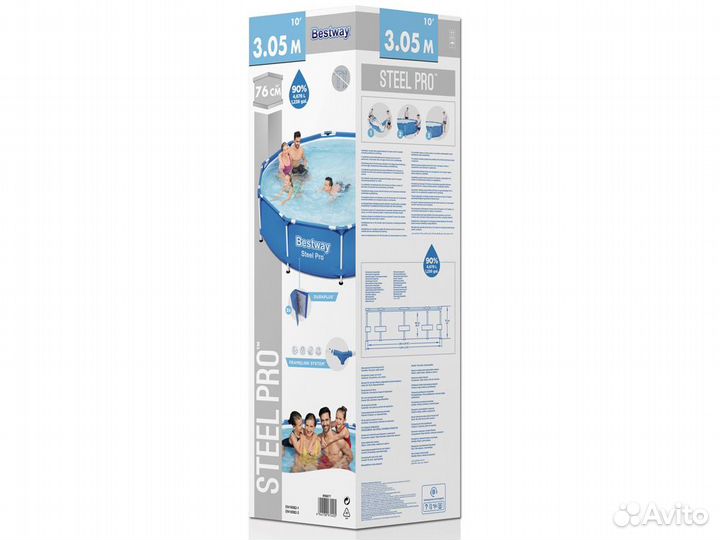 Новый каркасный бассейн 