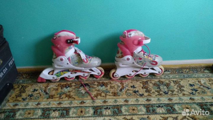 Роликовые коньки детские раздвижные