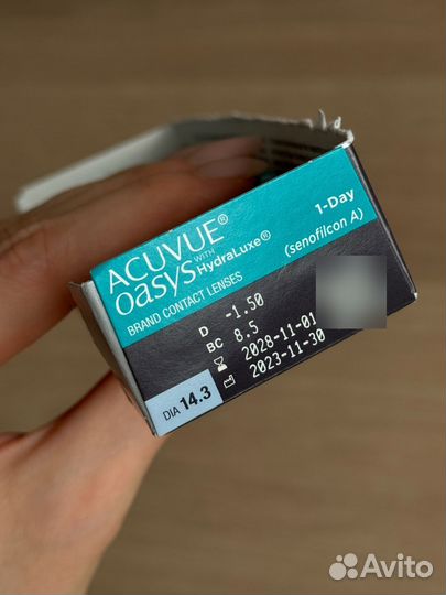 Контактные линзы -1,5 acuvue oasys 20 шт