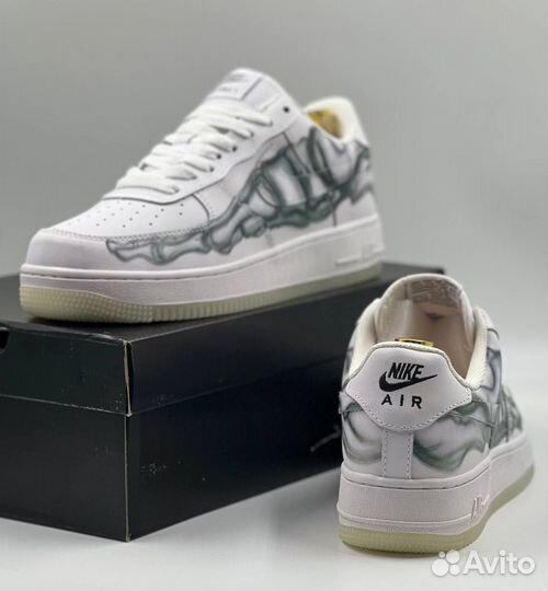 Кроссовки Nike air force 1 low Skeleton