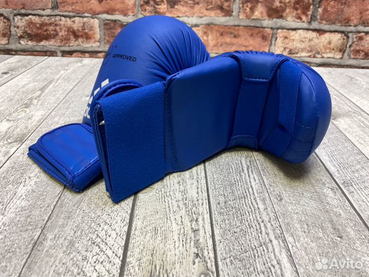 Накладки для карате Adidas WKF Bigger - синие