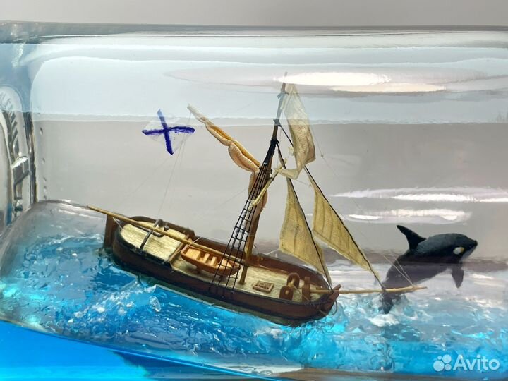 Корабль в бутылке бот «Святой Гавриил»