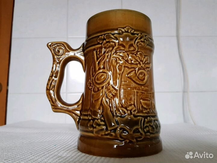 Антикварная большая кружка 1 литр