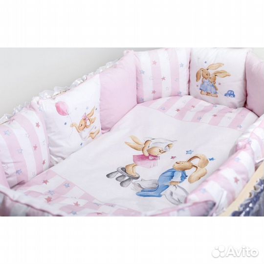 Комплект в кроватку 6 предметов 