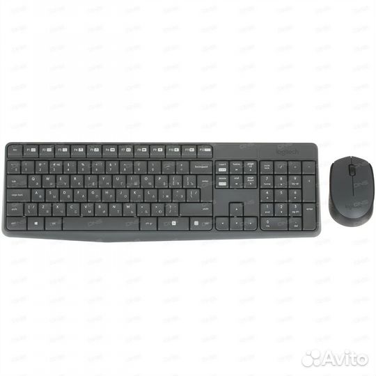 Беспроводная клавиатура и мышь logitech