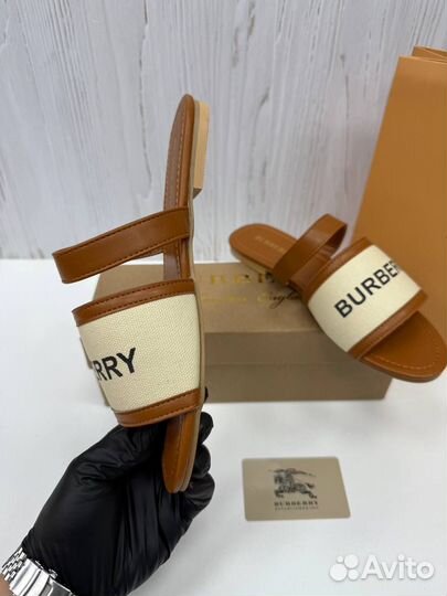 Шлепки Сланцы Burberry женские Размер 36-40