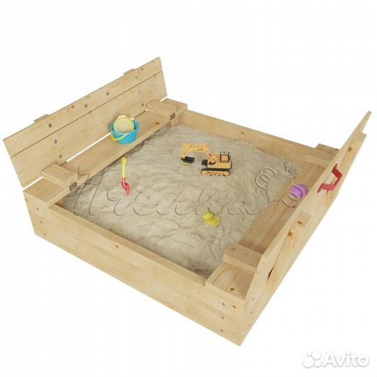 Детская песочница с крышкой 
