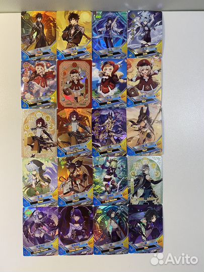 Коллекционные карточки genshin impact