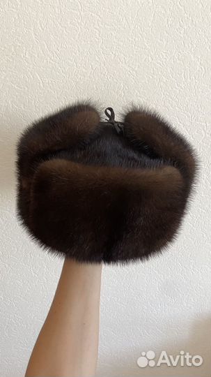 Норковая шапка мужская