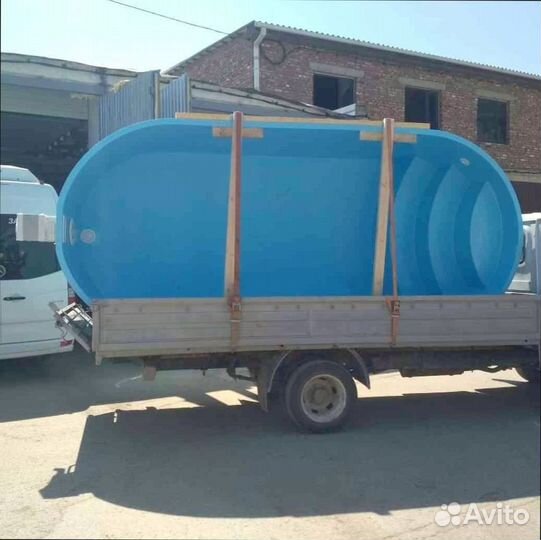 Овальный пластиковый бассейн с доставкой по РФ