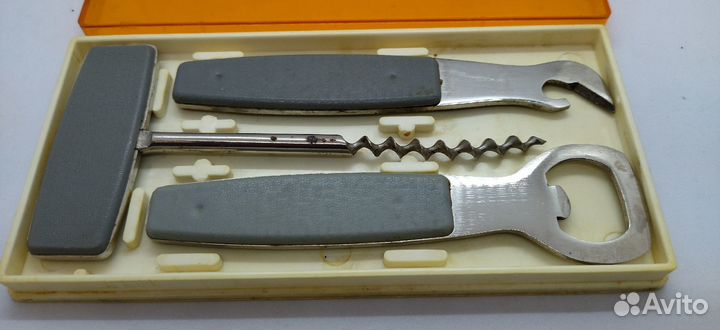 Набор штопор открывалки 3 шт СССР в коробке мзс