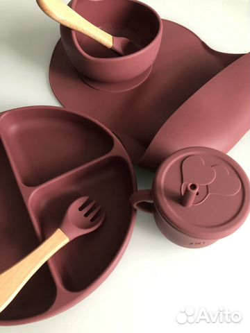 Силиконовая детская посуда, именные грызунки