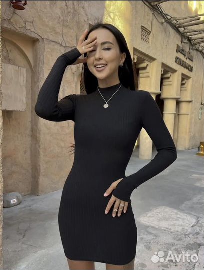 Черное платье y2k