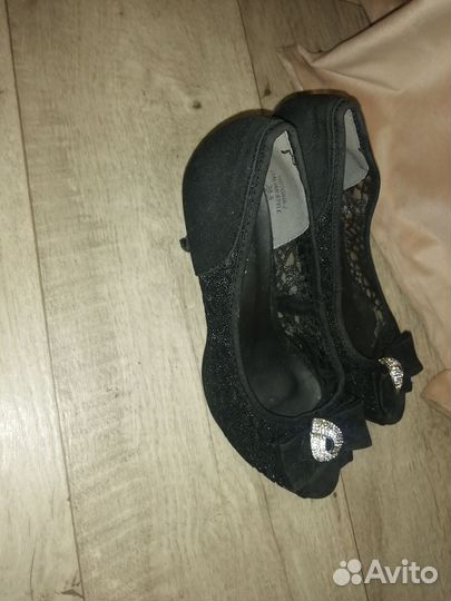 Туфли женские 38 размер черные италия
