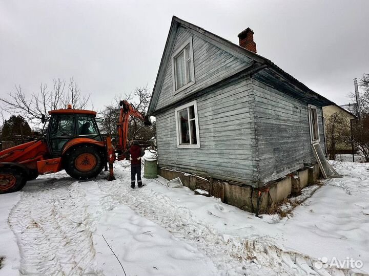 Снос дома и расчистка участка