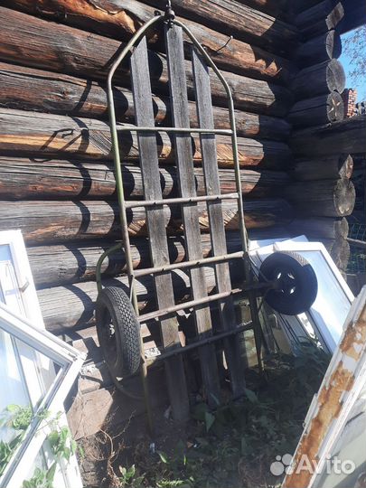 Телега на мотоблок бу