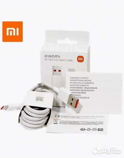 Кабель usb type c Xiaomi Оригинал