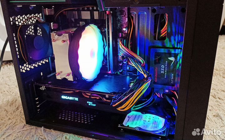 Игровой компьютер Intel 6 ядер/16Gb/RX570 4Gb