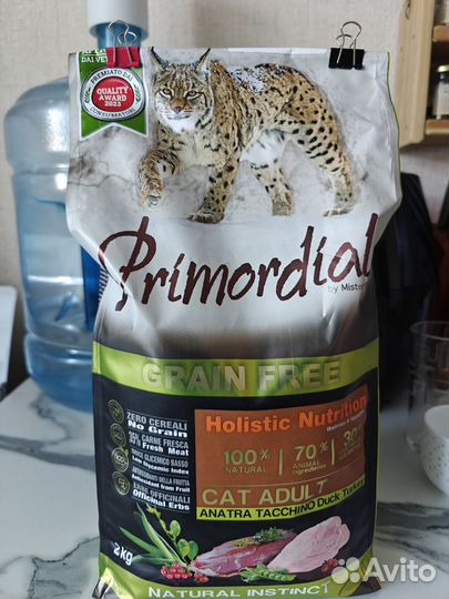 Корм для кошек primordial