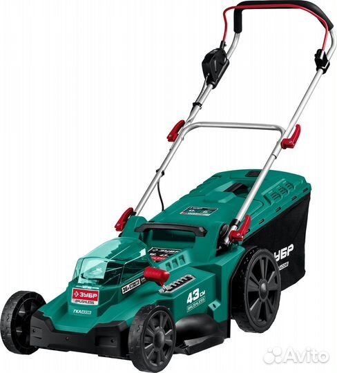 Бесщеточная газонокосилка зубр 36 В гкл-4336