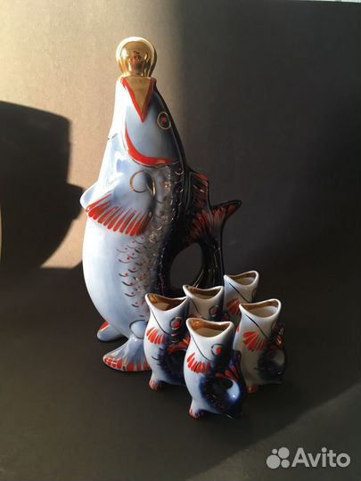 Коньячный набор рыбки