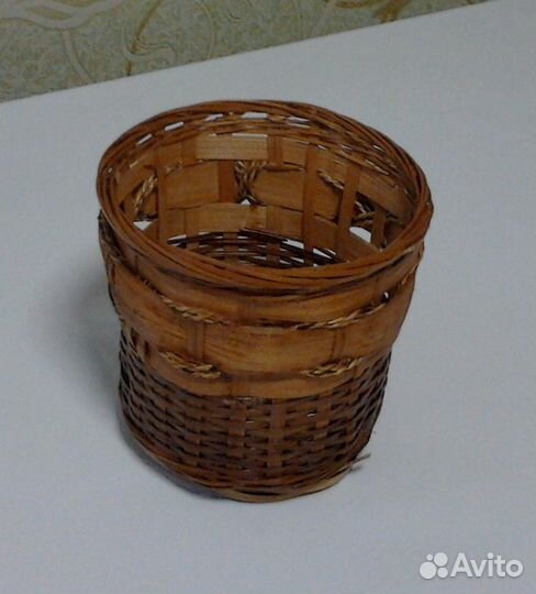 Кашпо из бересты