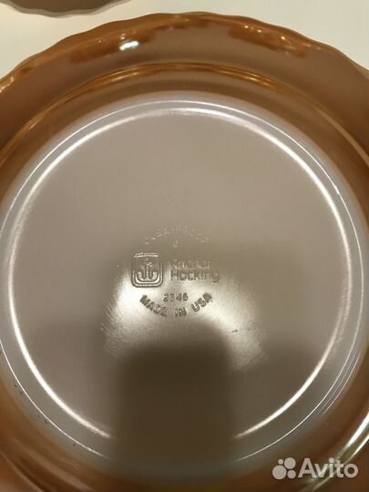 Кофейный сервиз Anchor hocking, 70е г США