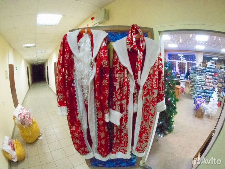 Наряды Деда Мороза (полный комплект) на подкладе