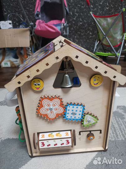 Бизиборд домик со светом