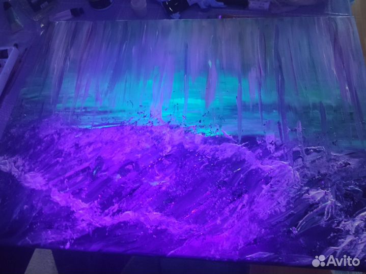 Картина акрилом на холсте