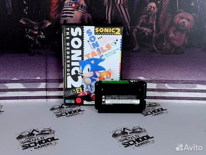 Картриджи sega Sonic the Hedgehog 2