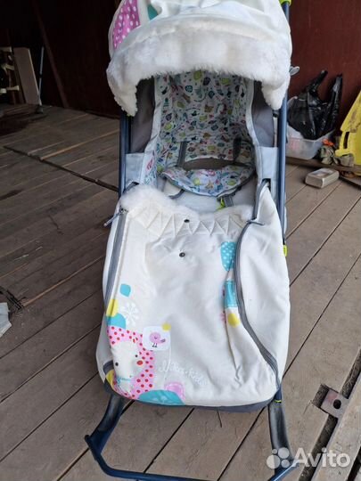 Детские санки коляска бу