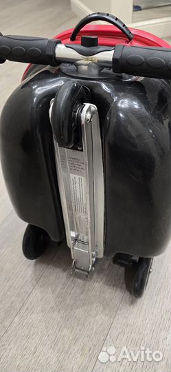 Детский чемодан самокат