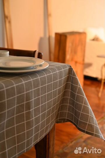 Скатерть в клетку