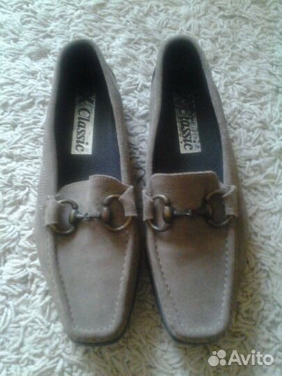 Туфли нат. замша