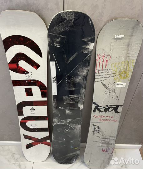 Новые сноуборды flux, YES, session
