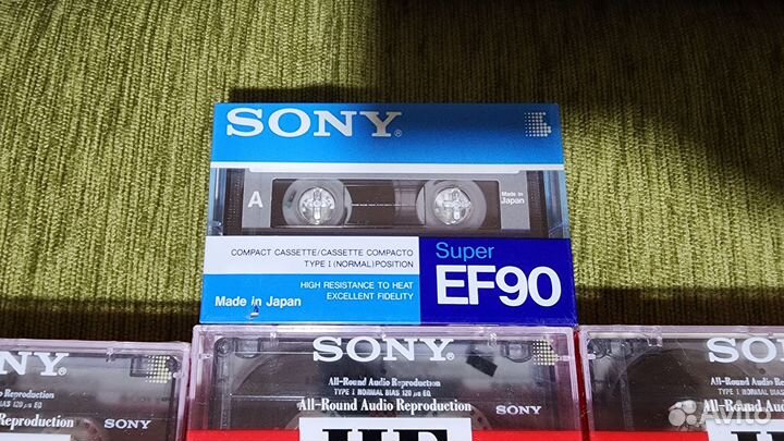 Новые кассеты Sony HF90 EF90 - Италия