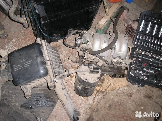 Коллектор впускной и выпускной шевроле нива