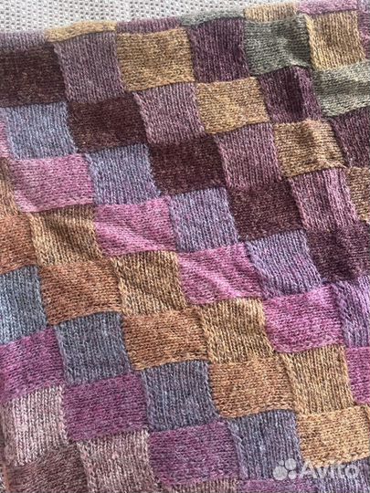 Плед детский вязаный ручная работа