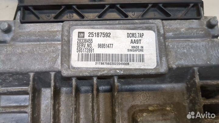 Блок управления двигателем Opel Antara, 2012