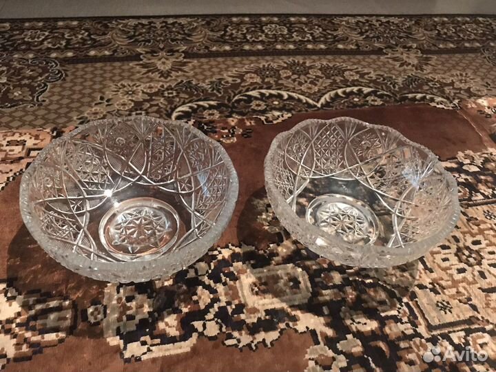 Вазы хрустальные